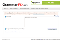 Tablet Screenshot of grammarfix.com